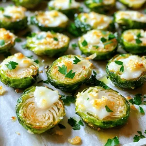 - 1 pound Brussels sprouts, trimmed and halved - 4 cloves garlic, minced - 3 tablespoons extra virgin olive oil - 1 teaspoon sea salt - ½ teaspoon freshly ground black pepper - 1 teaspoon crushed red pepper flakes (optional) - ¼ cup finely grated Parmesan cheese - 1 tablespoon freshly squeezed lemon juice - 2 tablespoons fresh parsley, chopped - If you want to skip Parmesan, try nutritional yeast for a cheesy flavor. - Fresh herbs like thyme or rosemary add great taste to the sprouts. - You can use any oil you like; avocado oil works well too. - If you prefer a different cheese, consider feta or goat cheese. - Add a splash of balsamic vinegar for a tangy twist. - Preheat your oven to 425°F (220°C). This high heat makes the sprouts crisp. - Trim and halve 1 pound of Brussels sprouts. Make sure they are fresh. - In a large bowl, combine the halved sprouts and 4 cloves of minced garlic. - Drizzle 3 tablespoons of olive oil over the mixture. - Add 1 teaspoon of sea salt, ½ teaspoon of black pepper, and optional red pepper flakes. - Toss everything together until the Brussels sprouts are well coated. - Prepare a baking sheet with parchment paper. This helps with easy cleaning. - Spread the sprouts on the baking sheet in a single layer. Place cut sides down. - Roast in the oven for 20-25 minutes. Toss them halfway for even cooking. - In the last 5 minutes, sprinkle ¼ cup of grated Parmesan cheese on top. - Return them to the oven until the cheese melts and bubbles. - Once golden and fragrant, drizzle 1 tablespoon of lemon juice over the sprouts. - Toss gently to mix the lemon juice with the sprouts. - Garnish with 2 tablespoons of chopped parsley for a fresh touch. - Serve in a stylish bowl for a beautiful presentation. Enjoy your dish! To get that crispy outer layer, start by cutting the Brussels sprouts in half. Place them cut-side down on the baking sheet. This helps achieve a nice caramelization. Use a hot oven set to 425°F (220°C). This high heat works wonders for crispiness. Make sure to toss them halfway through cooking. This ensures all sides get equal love and crunch. Spacing matters too. Keep the Brussels sprouts in a single layer. If they touch, they will steam instead of roast. This means less crunch and more mush. Want to kick up the flavor? Try adding spices like garlic powder or paprika. Fresh herbs like thyme or rosemary can bring new life to your dish. You might also add a dash of balsamic vinegar for a sweet twist. It pairs well with the cheese. These sprouts make a great side for meats like chicken or steak. They also shine alongside a hearty grain salad. Their bold flavors complement many main dishes. Overcrowding the baking sheet is a big no-no. When they are too close, they won’t roast properly. Instead, they will steam, leaving you with soggy sprouts. Don’t forget to season well before roasting. A little salt and pepper can go a long way. If you skip this step, your sprouts may taste bland. Always taste before serving to ensure they are just right. {{image_4}} You can switch up the cheese to fit your taste. Feta cheese gives a tangy kick. Cheddar adds a rich, creamy texture. If you're vegan, try a plant-based cheese. Each option brings a new flavor. Experiment to find your favorite! Don’t stop at Brussels sprouts! Add seasonal veggies for a colorful mix. Carrots, sweet potatoes, or bell peppers work well. This medley adds different textures and flavors. You can roast them all together for a tasty side dish. Change the flavor to suit your mood. For an Italian touch, add herbs like oregano and basil. They pair well with the garlic and cheese. Want some heat? Drizzle chili sauce on top before serving. This adds a spicy kick to the dish. Explore these options to make your meal unique! To keep your Garlic Parmesan Roasted Brussels sprouts fresh, let them cool first. Place the sprouts in an airtight container. This method helps maintain their taste and texture. Store them in the fridge for up to three days. Beyond that, they start losing flavor and crunch. When it’s time to enjoy leftovers, you have options. You can use an oven or a microwave. For the oven, preheat it to 350°F (175°C). Place the sprouts on a baking sheet and cover them with foil. Heat for about 10-15 minutes. This method keeps them crispy. If you choose the microwave, place the sprouts in a microwave-safe dish. Heat them in short bursts, around 30 seconds at a time. Check if they are hot enough. Microwaving may make them a bit soggy, so use it as a last resort. Enjoy your tasty sprouts again! You can pair these Brussels sprouts with many tasty dishes. They go well with: - Grilled chicken or salmon - Beef or pork tenderloin - Quinoa or rice salads - Mixed greens salads with vinaigrette These sides add great flavors and textures to your meal. Yes, you can prep the Brussels sprouts in advance. Trim and halve them a day before. Store them in the fridge in an airtight container. When you're ready, just roast them fresh. Look for a golden-brown color. They should be crispy on the outside and tender on the inside. A fork should pierce them easily. Give them a toss halfway through for even cooking. Absolutely! Store cooled Brussels sprouts in a container. They can last up to four days in the fridge. To reheat, use an oven for crispiness. Enjoy them as a side or in salads! This blog post covered how to make delicious Garlic Parmesan Roasted Brussels sprouts. You learned about important ingredients, easy steps, and helpful tips for the best results. Remember to adjust flavors with your favorite spices and cheese options. Try adding other vegetables to make it your own. With proper storage and reheating, you can enjoy these sprouts multiple times. Use this guide to impress friends or family. Cooking can be fun and rewarding. Enjoy the process and the tasty outcome!