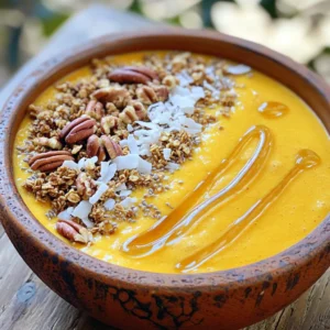 Pumpkin Pie Smoothie Bowl Simple and Delicious Treat