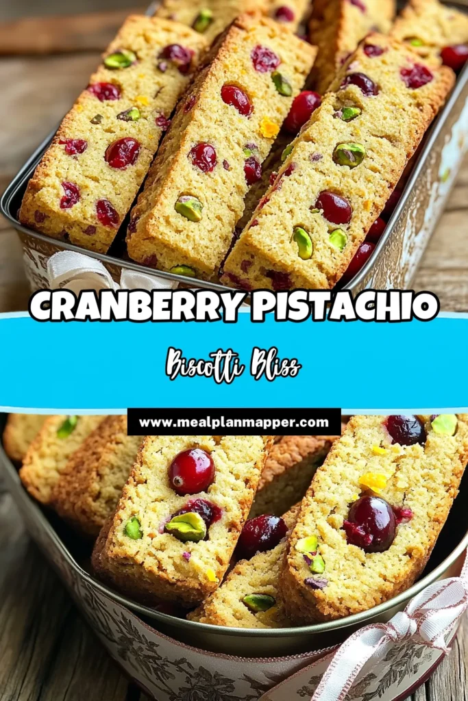Indulge in the delightful flavors of homemade Cranberry Pistachio Biscotti! This easy recipe combines tangy cranberries and crunchy pistachios for a perfect treat anytime. Whether for a cozy coffee break or a special gift, these biscotti are sure to impress. Follow our step-by-step guide to create a batch and enjoy their irresistible crunch. Click through for the full recipe and treat yourself to this deliciously simple snack!