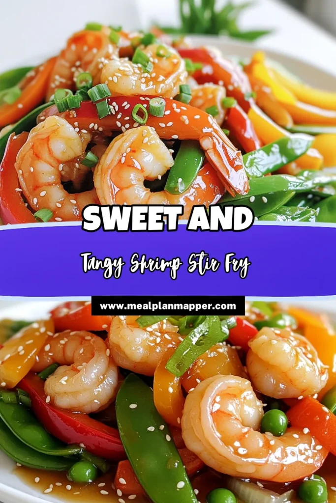 Savor the delicious flavors of Honey Garlic Shrimp Stir-Fry, a quick and easy meal perfect for busy weeknights! With succulent shrimp, vibrant bell peppers, and snap peas tossed in a sweet and savory sauce, this dish will become a family favorite. Ready in just 15 minutes, it’s a must-try! Click to explore the full recipe and elevate your dinner game. #ShrimpRecipe #StirFry #QuickMeals #HoneyGarlicShrimp