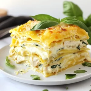 Creamy Chicken Lasagna Easy and Flavorful Recipe