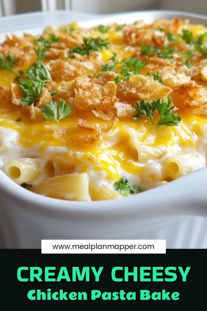Indulge in this Cheesy Crack Chicken Penne Bake, a creamy chicken pasta bake that’s perfect for busy weeknights! This easy chicken penne recipe combines tender penne with shredded chicken, ranch dressing, and broccoli for a delicious, hearty chicken pasta casserole. Bake until bubbly and golden for a family-friendly dinner everyone will love. Save this recipe for an unforgettable meal! #CrackChicken #PastaBake #ChickenCasserole #EasyRecipes
