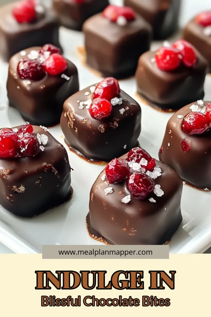 Indulge in the holiday spirit with these delightful chocolate-dipped cranberry bites! This cranberry bliss recipe combines tart cranberries with rich dark chocolate, creating unforgettable festive chocolate candies. Perfect as homemade cranberry treats for any celebration, these bites are the ultimate addition to your holiday dessert recipes. Try this easy recipe to wow your guests! Save this tasty idea now! #ChocolateDippedCranberries #HolidayTreats #CranberryBliss #DessertRecipe