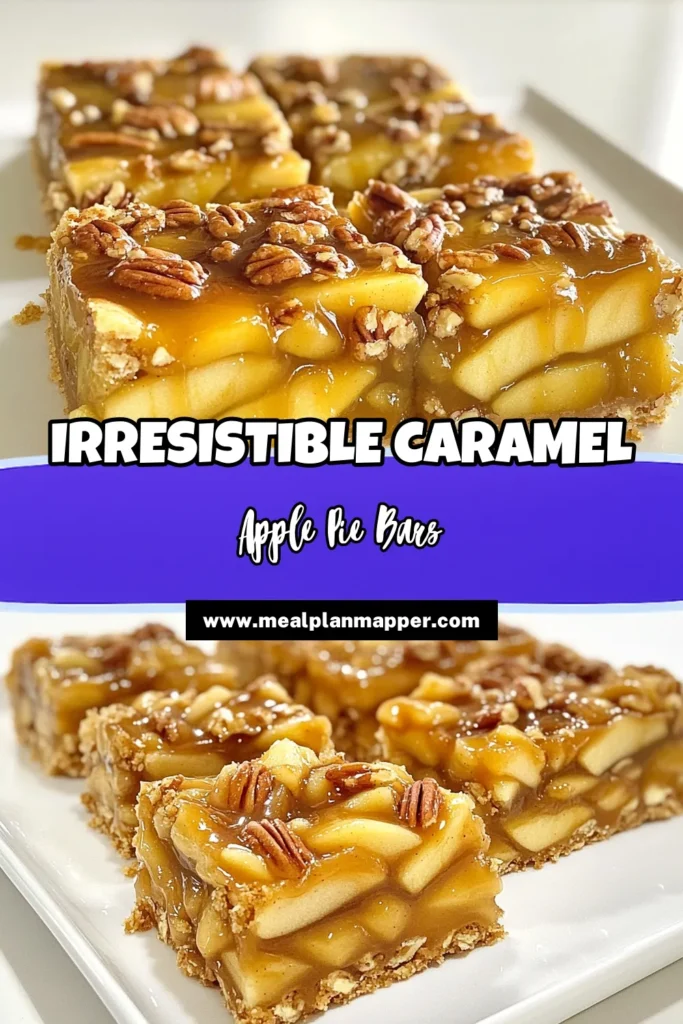 Create a delicious twist on dessert with these mouthwatering Caramel Apple Pie Bars! Perfect for gatherings or a cozy night in, these bars combine a buttery crust with sweet Granny Smith apples and a rich caramel drizzle. Ready in just an hour, they're sure to be a crowd-pleaser. Click through to explore the full recipe and make these irresistible bars today! #CaramelApplePieBars #BakingRecipes #DessertIdeas #FallTreats