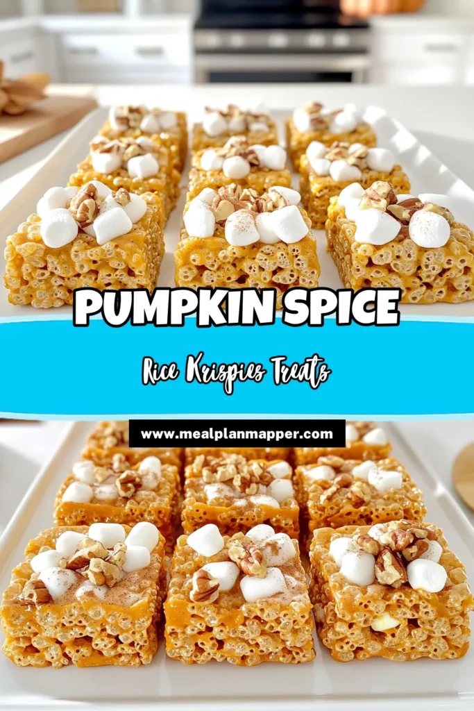 Indulge in the flavors of fall with these Brown Butter Pumpkin Rice Krispies Treats! This easy recipe combines the nutty taste of brown butter with pumpkin and warm spices for a delightful twist on a classic treat. Perfect for gatherings or cozy nights in, these squares are sure to impress! Click to discover the full recipe and bring a taste of autumn to your kitchen. #PumpkinTreats #FallRecipes #RiceKrispies #BrownButterDelight