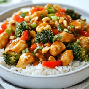 Peanut Chicken Skillet Flavorful One-Pan Delight