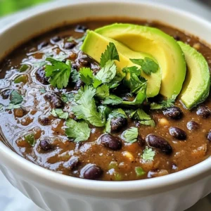 Minute Black Bean Soup Quick and Tasty Recipe