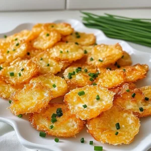 - 1 cup cottage cheese - 1/2 cup cornstarch - 1/4 teaspoon garlic powder - 1/4 teaspoon onion powder - 1/2 teaspoon paprika - Salt and freshly ground pepper to taste - 1 tablespoon olive oil - Fresh herbs (e.g., chives or parsley), finely chopped, for garnish To make crispy cottage cheese chips, gather these simple ingredients. Cottage cheese is the star here. It gives the chips a great texture and flavor. Cornstarch helps to make the chips crispy. It absorbs moisture and creates that crunch you want. The garlic powder and onion powder add savory depth. Paprika brings a mild sweetness and color to the chips. Don't forget to season with salt and pepper. These basics enhance all the flavors. Olive oil is key for that golden crust. Lastly, fresh herbs make a wonderful garnish. They add color and freshness to your chips. Having these ingredients ready makes the cooking process smooth. Prepare to enjoy a tasty snack that&rsquo;s easy to make! {{ingredient_image_2}} 1. Preheat your oven to 400&deg;F (200&deg;C). This step is crucial for crispy chips. 2. In a medium bowl, combine 1 cup of cottage cheese with 1/2 cup of cornstarch. 3. Add 1/4 teaspoon of garlic powder, 1/4 teaspoon of onion powder, and 1/2 teaspoon of paprika. 4. Season with salt and freshly ground pepper to taste. 5. Stir the mixture until it becomes thick and batter-like. This blending is key to great texture. 1. Use a tablespoon to scoop out small amounts of the mixture. 2. Gently flatten each scoop into small circles. 3. Place the chips on a lined baking sheet, leaving space between each one. This allows for even cooking and crisping. 1. Drizzle a little olive oil over the tops of the chips. This helps them become extra crispy. 2. Bake the chips for 15-20 minutes. Halfway through baking, flip each chip gently. This ensures they cook evenly. 3. Once the edges turn golden, take them out of the oven. Let them cool for a few minutes on the baking sheet. This helps them firm up. 4. Transfer the chips to a serving platter. They are ready to enjoy! 5. For added flair, sprinkle some finely chopped fresh herbs on top. This enhances both flavor and presentation. To make sure your chips turn out crispy, preheat your oven to 400&deg;F (200&deg;C). A hot oven helps the chips cook evenly and become golden brown. This step is key for that crunchy texture we all love. Next, spacing is important. Place the chips on the baking sheet with enough room between them. This allows air to flow, making each chip crispy. If they crowd each other, they will steam instead of crisp. Now, let's talk about flavor. You can have fun with different spices. Try adding cayenne pepper for some heat or even a bit of dried rosemary for a fresh taste. Don't be afraid to mix and match to find what you love! Using fresh herbs can also boost flavor. Chives and parsley add a nice touch. Sprinkle them on top after baking for a pop of color and taste. Fresh herbs give your chips a gourmet feel. Avoid common mistakes to ensure success. One mistake is overcrowding the baking sheet. This can lead to soggy chips. Always give each chip its own space to breathe. Another mistake is not flipping the chips during baking. Flipping them halfway through ensures they cook evenly. This step helps achieve that perfect golden color on both sides. Remember, a little care goes a long way! Pro Tips Monitor Baking Time: Keep an eye on the chips during baking to prevent overcooking. Every oven varies, so adjust the time as needed for perfectly crispy chips. Flavor Variations: Experiment with different spices such as cumin or chili powder for a unique twist on the flavor. This allows you to customize the chips to your taste preferences. Storage Tips: Store leftover chips in an airtight container at room temperature. To revive their crispiness, reheat them in the oven for a few minutes before serving. Garnish with Style: Use a variety of fresh herbs like dill or basil for garnishing. This not only adds flavor but also enhances the visual appeal of your dish. {{image_4}} You can easily change the taste of your cottage cheese chips. For a spicy kick, add cayenne pepper. Just a pinch gives it heat without overpowering. If you love cheese, try using grated Parmesan or cheddar. These will make your chips even more savory and rich. If you want to save time, consider air frying. Air fryers give a nice crunch with less oil. Just cook them at 375&deg;F (190&deg;C) for about 10-15 minutes. If you&rsquo;re in a hurry, you can use the microwave. Spread the mixture on a microwave-safe plate. Cook for 2-3 minutes, checking every 30 seconds. The texture won&rsquo;t be the same, but it&rsquo;s quick! These chips taste amazing with dips. Try serving them with sour cream, guacamole, or salsa. They also pair well with fresh veggies or cheese slices for a fun snack spread. Mix and match to find your favorite combos! Once your crispy cottage cheese chips cool down, you need to store them right. First, let them cool on the baking sheet. This step keeps them from becoming soggy. After a few minutes, transfer the chips to an airtight container. This helps keep them fresh and crunchy. Make sure to layer the chips with parchment paper if you stack them. This avoids crushing. If your chips lose their crispiness, don&rsquo;t worry. You can bring them back. The best way to reheat them is in the oven. Preheat the oven to 350&deg;F (175&deg;C). Place the chips on a baking sheet for about 5-10 minutes. This method helps them regain their crunch. For storage duration, keep the chips in an airtight container. They will stay fresh for up to a week. However, for the best taste, enjoy them within the first few days. To make crispy cottage cheese chips, start by preheating your oven to 400&deg;F (200&deg;C). Line a baking sheet with parchment paper. In a bowl, mix 1 cup of cottage cheese, 1/2 cup of cornstarch, 1/4 teaspoon of garlic powder, 1/4 teaspoon of onion powder, 1/2 teaspoon of paprika, and salt and pepper. Stir until smooth. Use a tablespoon to scoop small amounts of the mix. Flatten them into circles on the baking sheet, leaving space between each. Drizzle olive oil over the chips. Bake for 15-20 minutes, flipping halfway. Let them cool before serving. Yes, you can use low-fat cottage cheese. It will still work well. The texture may be slightly different, but the chips will remain crispy and tasty. Low-fat options can be a great choice if you want to cut calories. You can find ready-made crispy cottage cheese chips in many grocery stores. Check the snack aisle or health food section. Some online shops also offer these snacks. They may come in various flavors for a fun twist. Cottage cheese is high in protein and low in fat. It contains calcium, which is good for bones. This dairy product also has vitamins B12 and riboflavin. These nutrients help with energy and overall health. Some people may be lactose intolerant and should avoid cottage cheese. Others may need to watch their sodium intake, as some brands can be high in salt. Always check the label for information on ingredients and nutrition. You learned how to make crispy cottage cheese chips in this post. We covered ingredients, step-by-step instructions, and tips for perfecting your chips. You now know about flavor variations and storage tips too. These chips are fun, tasty, and easy to make. Experiment with spices to make them your own. Enjoy those crunchy bites with your favorite dips. Happy cooking!