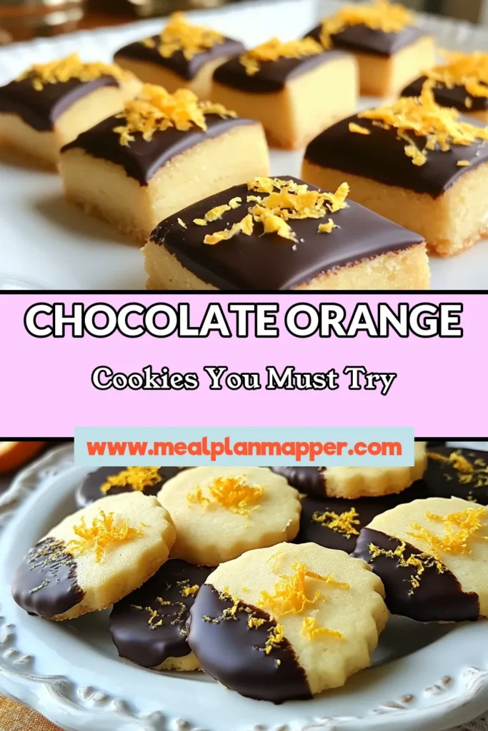 Indulge in these delectable chocolate dipped orange cookies! This easy cookie recipe combines buttery orange shortbread cookies with rich chocolate for a perfect treat. Follow this chocolate shortbread recipe to create irresistible chocolate dipped cookies that will delight your family and friends. Don’t miss out on this sweet delight—try it today! Save this for your next baking adventure! #ChocolateDippedCookies #OrangeShortbreadCookies #EasyCookieRecipes #ChocolateShortbreadRecipe