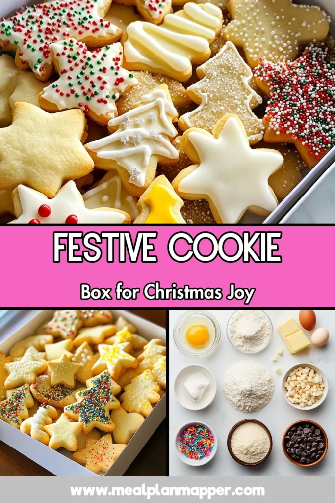 Get ready for the holidays with this delightful Christmas cookie recipe! Create your own festive cookie box filled with decorated Christmas cookies that are sure to impress. Discover holiday baking ideas and cookie decorating tips that will make your treats stand out. Perfect for gifting or enjoying with loved ones, these cookies are a festive must-have. Save this recipe for a season full of joy! #ChristmasCookies #HolidayBaking #CookieDecorating #BakingIdeas