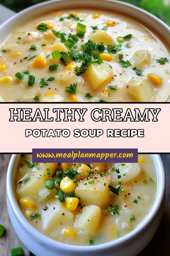 Looking for a delicious, healthy potato soup recipe? Try this Skinny Slow Cooker Potato Soup! It's creamy potato soup without cream, perfect for a comforting meal. With simple ingredients like russet potatoes and almond milk, this low-calorie soup is both nutritious and satisfying. Perfect for busy days, just set it and forget it! Save this recipe for your next cozy night! #SkinnyPotatoSoup #SlowCookerPotatoSoup #HealthySoup #LowCalorieSoup