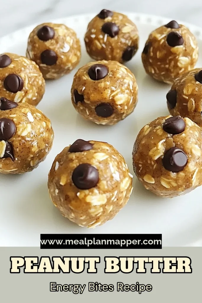 Looking for a quick and nutritious treat? Try these Peanut Butter Power Bites! These No-Bake Energy Bites are made with rolled oats, creamy peanut butter, and a touch of honey, making them the perfect Healthy Snack Recipe for any time of day. Packed with flavor, these Oatmeal Energy Bites are a fantastic choice for a pre-workout boost or an after-school snack. Don't miss out—save this Peanut Butter Snack Idea for later! #HealthySnacks #EnergyBites #NoBakeRecipe #PeanutButterLove