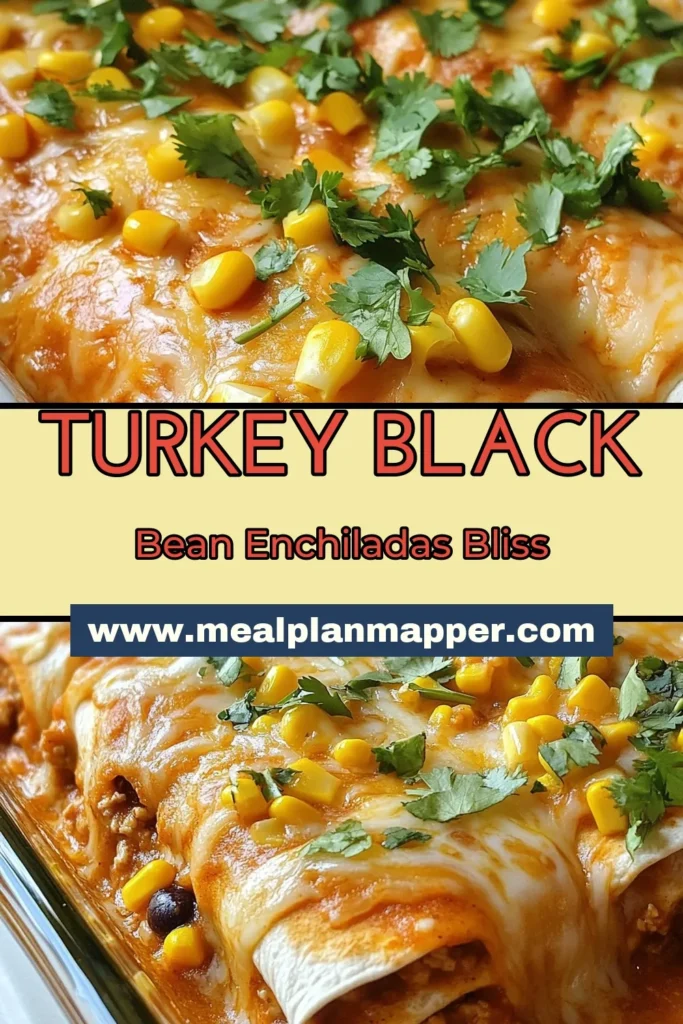 Looking for a delicious and healthy twist on dinner? Try these Turkey Black Bean Enchiladas! This easy enchiladas recipe combines lean turkey, protein-packed black beans, and zesty flavors for a satisfying meal. Perfect for busy weeknights, our turkey and black bean recipe is sure to impress. Don’t miss out on this tasty dish—click to get the full recipe and start cooking today! #HealthyEating #Enchiladas #TurkeyRecipe #DinnerIdeas