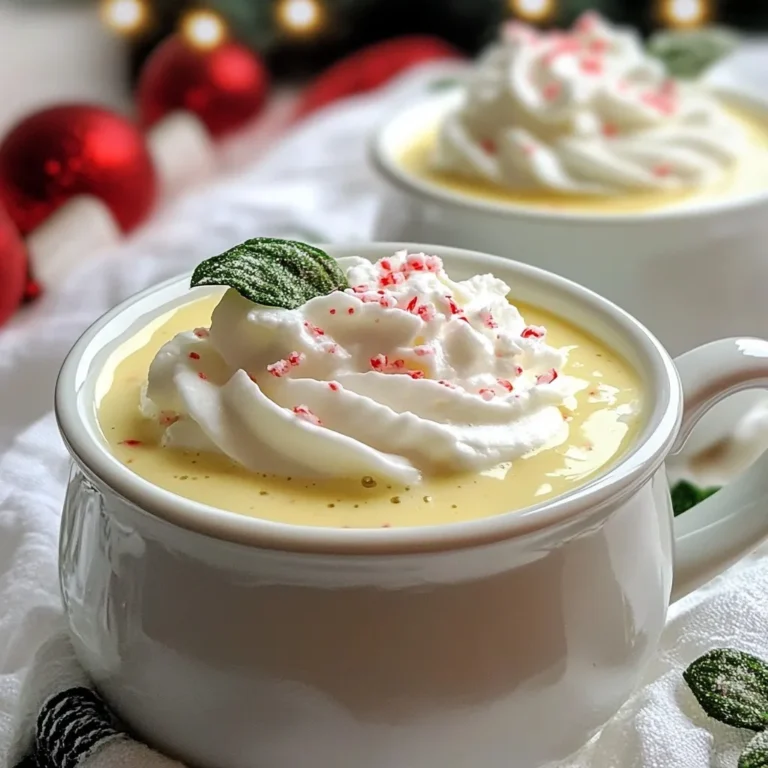 - 2 cups milk (choose dairy or your favorite plant-based alternative) - 1 cup water - 2 tablespoons black tea leaves or 2 black tea bags - 1/4 cup fresh peppermint leaves (or 1 tablespoon dried peppermint) - 2 tablespoons honey or sugar (adjust for sweetness) - 1/2 teaspoon vanilla extract (optional) - Whipped cream (optional, for topping) - Crushed peppermint candies (for garnish) To make peppermint milk tea, gather these simple ingredients first. You can use any milk you like. Dairy milk gives a rich taste, while plant-based options offer a lighter feel. I often use almond or oat milk for their unique flavors. Next, choose your tea. Black tea gives a strong base. Use either loose leaves or bags. If you love peppermint, fresh leaves work best. Dried peppermint can also be used if fresh isn't available. When it comes to sweeteners, honey adds a lovely floral note. Sugar is a classic choice, and you can adjust the amount to match your taste. The optional vanilla extract adds warmth and depth, making your drink extra special. Finally, for toppings, whipped cream creates a creamy layer on top. Crushed peppermint candies are perfect for a festive touch and add a sweet crunch. Enjoy these ingredients as you prepare a delightful cup of peppermint milk tea! {{ingredient_image_2}} Boiling water is key for great flavor. It helps release the tea's and peppermint's full taste. Use medium heat to get the water rolling. A good boil makes a stronger base for your tea. Timing is important when steeping tea. For black tea, steep for about 5 minutes. If you use tea bags, the time is the same. Tea leaves and bags both work well, but loose leaves give a richer taste. You can use fresh or dried peppermint. If using fresh leaves, steep them with the tea for 3 minutes. For dried peppermint, add it to the tea and steep for 5 minutes. This helps bring out the minty flavor. Strain the tea mixture into a clean pot. This removes the leaves and peppermint. Next, gently heat 2 cups of milk in a separate pan. Keep the heat low to avoid boiling. If you want, add vanilla extract for extra flavor. Pour the peppermint milk tea into cups with care. To make it special, top with whipped cream. For a fun twist, sprinkle crushed peppermint candies on top. This adds color and crunch to your drink. You can easily change the sweetness of your peppermint milk tea. Start with two tablespoons of honey or sugar. If you want it sweeter, add more, a little at a time. For a healthy twist, try maple syrup or agave nectar. You can also use stevia or monk fruit for a low-calorie option. Adjust based on your taste and dietary needs. Want to spice things up? Try adding chocolate or cinnamon. A little cocoa powder goes a long way for a chocolatey treat. If you love spices, a pinch of nutmeg or ginger can bring warmth. Just be careful not to overpower the peppermint. Balance is key here. You want the peppermint to shine through. The creaminess of your milk tea matters. For a rich feel, choose whole milk or a creamy plant-based milk like oat or coconut. Heat your milk gently to avoid boiling, which can change the texture. If you want a frothy finish, use a milk frother or shake the milk in a jar before adding it. This will give you that café-style foam. Pro Tips Fresh is Best: Using fresh peppermint leaves will enhance the flavor significantly compared to dried. Look for vibrant, green leaves for the best taste. Temperature Matters: Ensure the milk is warmed gently, as heating it too quickly can cause it to scorch and alter the flavor. Use low to medium heat for best results. Sweetness Adjustment: Start with less sweetener and adjust to taste. This allows you to control the sweetness and enjoy the tea's natural flavors. Garnish with Flair: Crushed peppermint candies not only add a festive touch but also provide a delightful crunch that complements the creamy texture of the milk tea. {{image_4}} To make iced peppermint milk tea, start by brewing your tea as normal. After straining the tea, let it cool at room temperature. Once cooled, pour the tea over a glass filled with ice. This adds a refreshing chill. - Ice and Presentation Tips: Use clear glasses to see the pretty layers. You can add a sprig of fresh peppermint for a pop of color. If you want, drizzle some chocolate syrup for extra flair. For a fancier version, turn your peppermint milk tea into a latte. After brewing and straining your tea, foam some warm milk. You can use a frother or whisk to create foam. - Coffee or Espresso Additions: Pour the brewed tea into a cup and add the foamed milk on top. If you like coffee, add a shot of espresso for a rich twist. Sweeten to taste. You can easily make this tea fit your diet. For dairy-free options, use almond, oat, or soy milk. These alternatives still taste great with peppermint. - Recommended Substitutions: If you want to avoid sugar, try using stevia or monk fruit sweetener. These will keep the tea sweet without added calories. Adjusting these ingredients can change the flavor. Dairy-free milk may taste nuttier, while sugar substitutes can alter the sweetness. Experiment to find your perfect blend! After making peppermint milk tea, let it cool to room temperature. Pour any leftovers into a clean, airtight container. Store it in the fridge. It will stay fresh for about 2 to 3 days. Remember to check for any off smells before drinking. To reheat your tea, pour it into a saucepan. Warm it over low heat. Stir gently to avoid burning. You want to bring it back to a nice warm temperature without losing any flavor. Avoid boiling, as this can change the taste and texture. You can freeze peppermint milk tea, but it’s best to separate the milk and tea first. Pour the tea into ice cube trays for freezing. This way, you can use the cubes later for smoothies or other drinks. To make peppermint tea concentrate, brew a stronger batch. Store it in a jar in the fridge for up to a week. Use it to make quick cups of tea whenever you want. Peppermint tea has many health benefits. It helps with digestion and can ease stomach pain. The tea also has soothing properties. It can calm headaches and reduce stress. Some people drink it to help with bad breath and sinus issues. Peppermint tea is caffeine-free, making it a great choice for any time of day. Yes, you can use other herbs. For a different taste, try spearmint, lemon balm, or even chamomile. Each herb has a unique flavor. Spearmint will taste sweeter, while chamomile will add a floral note. Keep in mind that the tea's taste will change based on the herb you choose. You can find pre-made peppermint milk tea in many stores. Brands like Tazo and Stash offer great options. Look for them in the tea aisle. You can also check online retailers like Amazon or specialty tea shops. They often have ready-to-drink bottles or tea bags for easy brewing. Peppermint milk tea can be caffeine-free. If you use black tea, it will have some caffeine. If you want a caffeine-free option, use herbal tea or skip the tea altogether. This way, you enjoy the minty flavor without any caffeine jitters. This blog post covered all you need to make delicious peppermint milk tea. You learned about the key ingredients, step-by-step instructions, and helpful tips to enhance your drink. Whether you prefer it hot or cold, you can customize sweetness and flavor to fit your taste. Remember, proper storage keeps your tea fresh longer. Explore the variations and enjoy the many benefits of peppermint tea. Now, it’s your turn to create a delightful cup at home!