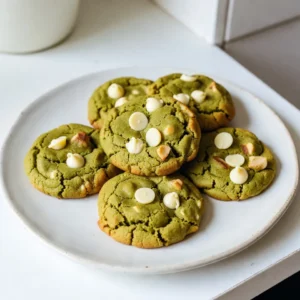To make these delightful matcha white chocolate cookies, gather the following: - 1 cup all-purpose flour - 2 tablespoons matcha green tea powder - 1/2 teaspoon baking soda - 1/4 teaspoon salt - 1/2 cup unsalted butter, softened - 1/2 cup granulated sugar - 1/4 cup brown sugar, packed - 1 large egg, at room temperature - 1 teaspoon pure vanilla extract - 1 cup white chocolate chips - 1/4 cup macadamia nuts, chopped (optional) These measurements make about 12 cookies. If you want more, double the recipe. You can also adjust the matcha to taste. Add more if you love the flavor. Using less will give a milder taste. For a unique twist, add: - 1/4 cup chopped nuts (like walnuts or pecans) for extra crunch. - A pinch of cinnamon to add warmth. - Dried fruit like cranberries for a fruity burst. These options let you personalize your cookies. Each choice adds different flavors and textures. Enjoy experimenting! {{ingredient_image_2}} First, you need to preheat your oven to 350&deg;F (175&deg;C). This step warms the oven so your cookies bake evenly. While the oven heats, get a baking sheet. Line it with parchment paper. This paper helps prevent the cookies from sticking. Grab a medium mixing bowl. In this bowl, whisk together the all-purpose flour, matcha powder, baking soda, and salt. Mix until everything is well combined. This step makes sure the matcha is spread evenly. You want a nice color and flavor in each bite. Now, take a large mixing bowl. Add the softened butter, granulated sugar, and brown sugar. Using an electric mixer, beat this mixture on medium speed. Do this for about 2-3 minutes. The goal is to make it light and fluffy. This creates a great base for your cookies. Next, add one large egg and one teaspoon of pure vanilla extract to your butter mixture. Mix until the egg is fully blended in. The mixture should look smooth and creamy. This adds richness and flavor to your cookies. Now, it&rsquo;s time to mix the dry and wet ingredients. Gradually add the dry mix to your wet mix. Use a spatula or spoon to gently fold them together. Be careful not to overmix. If you do, your cookies might become tough instead of soft. Finally, use a tablespoon or cookie scoop to drop rounded balls of dough onto your baking sheet. Make sure to leave about 2 inches between each cookie. This space allows them to spread while baking. Place the baking sheet in the oven. Bake for 10-12 minutes. Look for lightly golden edges and soft centers. Once ready, cool the cookies on the baking sheet for 5 minutes. Then, move them to a wire rack to cool completely. Enjoy your Matcha White Chocolate Cookies! To get soft and chewy cookies, use room temperature butter. This helps the butter mix well with sugars. Cream the butter and sugars until light and fluffy. This step adds air and keeps your cookies soft. Don't overmix the dough when you add the dry ingredients; just mix until you see no flour. Overmixing makes cookies tough. Finally, bake until the edges are golden, but the centers look soft. This keeps them chewy! One common mistake is not measuring ingredients correctly. Too much flour can make cookies dry. Always spoon flour into your measuring cup and level it off. Another mistake is skipping the chilling step. Chilling dough for at least 30 minutes can help the flavors develop. It also makes the dough easier to scoop. Lastly, don&rsquo;t forget to space your cookies on the baking sheet. They need room to spread! For a lovely display, arrange your cookies on a nice plate. You can sprinkle a little extra matcha powder on top. This small touch adds color and makes them look fancy. Serve your cookies with a cup of tea or coffee. This pairs well with the matcha flavor. Enjoy your cookies warm for the best taste! Pro Tips Use high-quality matcha: Opt for culinary grade matcha to ensure vibrant color and rich flavor in your cookies. Chill the dough: For thicker cookies, consider chilling the dough for 30 minutes before baking to help them retain their shape. Don't overmix: Mix the dough just until combined to keep your cookies soft and chewy rather than tough. Store properly: Keep your cookies in an airtight container at room temperature to maintain freshness for several days. {{image_4}} You can change the flavor of your matcha white chocolate cookies. Try adding nuts like walnuts or pecans for a crunchy bite. You can also mix in dried fruit, such as cranberries or cherries, for a sweet twist. If you want a richer taste, swap out white chocolate for dark chocolate chips. Each add-in can create a unique cookie. Want to make your cookies gluten-free? Use almond flour or coconut flour instead of all-purpose flour. Be sure to check if your matcha is gluten-free too. For a vegan option, replace the egg with a flaxseed egg. Mix 1 tablespoon of ground flaxseed with 2.5 tablespoons of water. Let it sit for a few minutes until it thickens. Use coconut oil or vegan butter instead of regular butter for a plant-based treat. You can adapt these cookies for the seasons. In fall, add pumpkin spice or cinnamon for a cozy flavor. During the winter, try peppermint extract for a minty kick. For spring, mix in lemon zest for a fresh taste. Each season brings new ideas to make your cookies special. Enjoy experimenting! To keep your matcha white chocolate cookies fresh, store them in an airtight container. This helps keep moisture out and keeps the cookies soft. You can place a piece of bread in the container too. The bread will absorb extra air and keep your cookies fresher longer. Keep the container in a cool, dry place, away from sunlight. If you want to save some cookie dough for later, freezing is easy. First, scoop the dough into balls. Place them on a baking sheet lined with parchment paper. Freeze the balls for about one hour. Once firm, transfer them to a freezer-safe bag. Label the bag with the date and type of cookie. This way, you can enjoy fresh cookies anytime! Baked matcha white chocolate cookies can last about one week at room temperature. If you want them to last longer, store them in the fridge. In the fridge, they can stay fresh for up to two weeks. For the best taste, eat them within the first few days. If you freeze baked cookies, they can last for up to three months. Just remember to thaw them before enjoying! Matcha is a green tea powder made from finely ground tea leaves. It has a vibrant green color and a unique flavor. I love using matcha in cookies because it adds a delightful taste and a lovely color. It makes each cookie look special and fancy. Yes, you can! If you want a different flavor, try dark chocolate chips or milk chocolate chips. You can also use chopped nuts or dried fruit for a tasty twist. Just remember to pick something you enjoy. To make the cookies less sweet, you can reduce the granulated sugar or brown sugar. Start by cutting back by a tablespoon. If you prefer sweeter cookies, add a bit more sugar. Taste the dough before baking to find your perfect balance. Matcha is rich in antioxidants, which are good for your body. It can boost your energy and help you feel calm. Some studies suggest it may support weight loss and improve focus. Enjoying matcha cookies can give you a tasty treat with some health perks! Look for lightly golden edges and soft centers. The cookies should not be overly brown. They will firm up as they cool. If you gently touch the center and it springs back, they are ready. Trust your eyes and your touch for perfect cookies! This blog post covered all you need to bake tasty matcha cookies. We discussed the ingredients, precise measurements, and optional items for flavor. The step-by-step instructions guide you through mixing and baking. I shared tips for texture and serving. You can also explore variations for unique tastes. Finally, we covered how to store cookies and answered common questions. Now, get ready to impress friends and family with your newfound cookie skills!