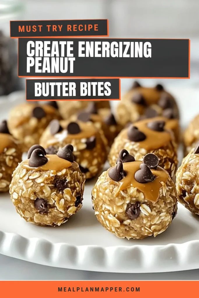Looking for a quick and tasty treat? Try these Peanut Butter Energy Balls, a perfect addition to your healthy snack recipes! These no-bake protein bites are easy to make and packed with nutrients. With just a handful of ingredients, you can whip up healthy gluten-free power snacks in no time. Enjoy them anytime for a quick energy boost. Save this quick energy bites recipe now! #HealthySnacks #NoBakeRecipes #EnergyBites #GlutenFreeSnacks