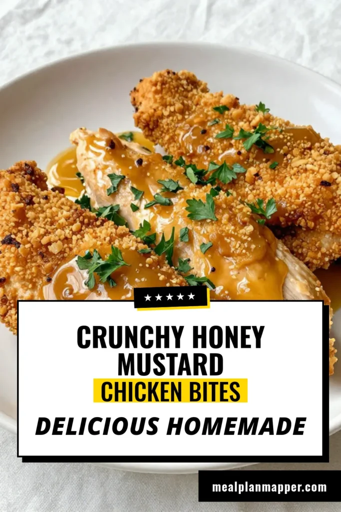 Discover an exciting twist on your dinner routine with Honey Mustard Pretzel Chicken! This easy chicken dinner features juicy chicken breasts coated in a flavorful honey mustard marinade and a crunchy pretzel crust. Perfect for quick weeknight meals, this baked chicken recipe is not only simple but also delicious. Try it tonight and impress your family! Save this recipe for your next meal! #HoneyMustardChicken #PretzelCrustedChicken #BakedChickenRecipes #EasyChickenDinner