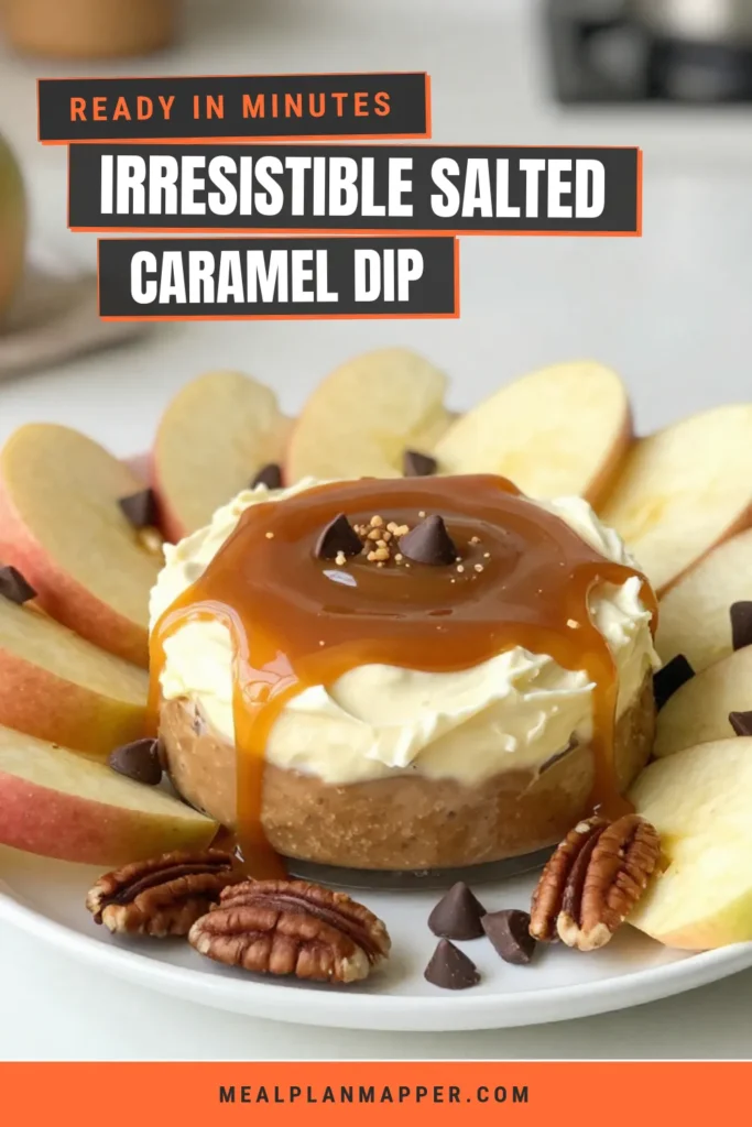Discover the ultimate salted caramel apple dip that's perfect for any gathering! This easy apple dip recipe combines a creamy caramel apple dessert with cream cheese for a deliciously indulgent treat. Simply mix the ingredients, serve with apple slices, and watch everyone dive in! Don't miss out on this caramel dip for apples—save this recipe for your next party! Try it today! #AppleDip #CaramelDip #DessertRecipe #EasyRecipes