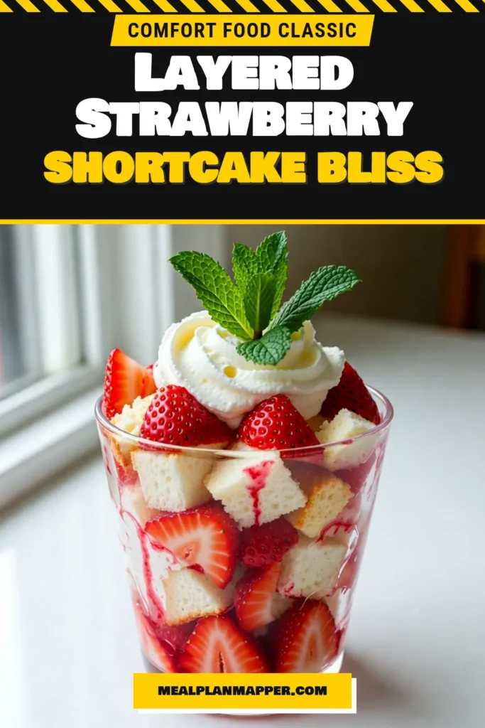 Indulge in a delightful strawberry shortcake trifle that's sure to impress! This easy trifle recipe combines fresh strawberries, creamy whipped topping, and fluffy angel food cake for a refreshing no-bake dessert. Perfect for parties or family gatherings, this fresh strawberry dessert is a crowd-pleaser. Try this angel food cake recipe today and elevate your dessert game! Save this recipe for later! #StrawberryShortcakeTrifle #EasyTrifleRecipe #NoBakeDessert #FreshStrawberryDessert