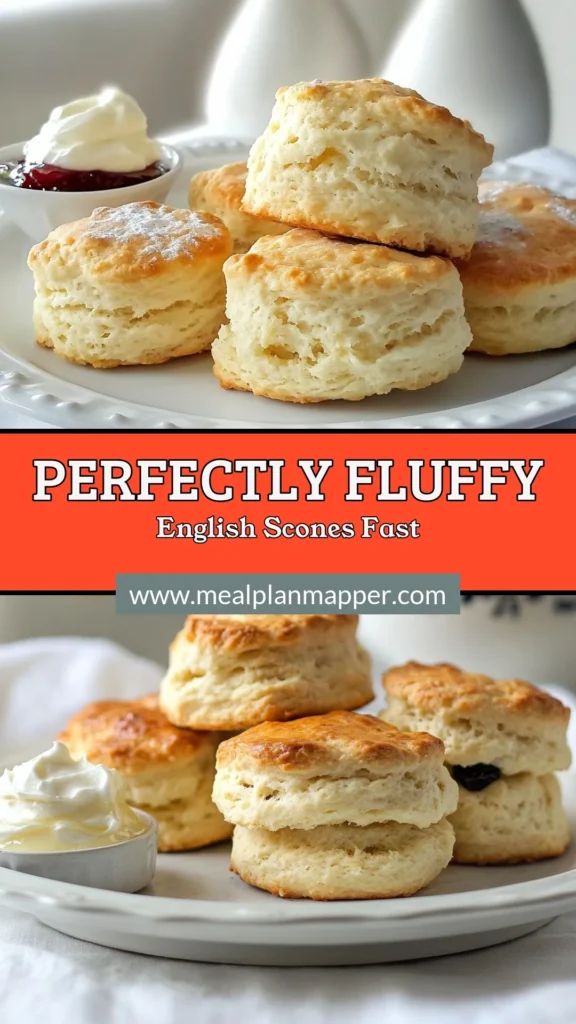 Craving a taste of Britain? Try this easy scone recipe for authentic English scones that are light, fluffy, and full of flavor. With our English scone recipe, you'll create the best scones with raisins that are perfect for afternoon tea or a cozy treat. Elevate your homemade scones with a touch of lemon zest and serve them warm with clotted cream and jam. Save this recipe for your next baking adventure! #EnglishScones #SconeRecipe #HomemadeScones #BakingJoy