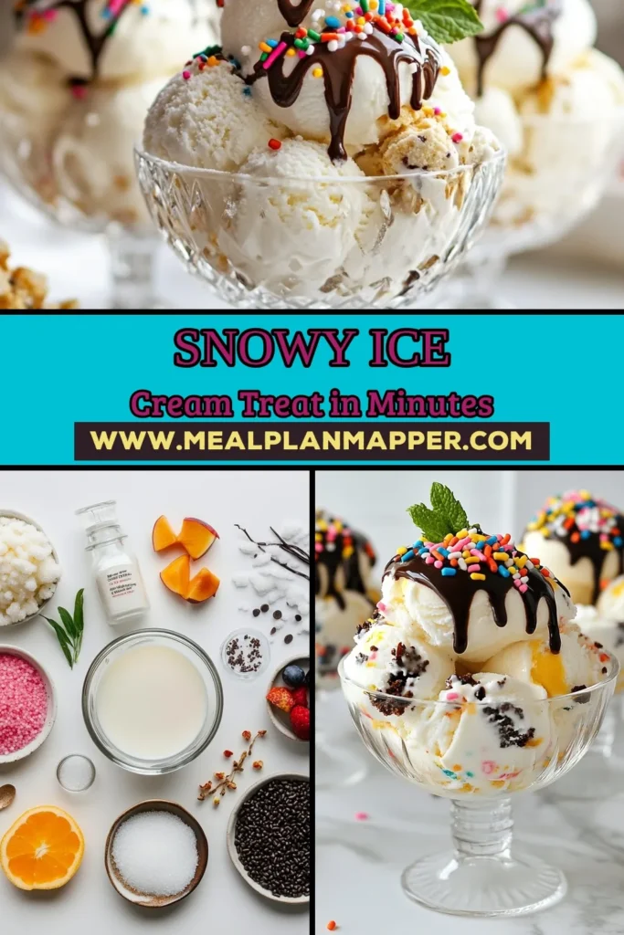 Indulge in the magic of winter with this easy snow ice cream recipe! Create a delightful Frosty Winter Wonderland treat using just 4 cups of fresh snow, milk, sugar, and vanilla. This homemade ice cream with snow is the perfect winter dessert recipe that everyone will love. Top with chocolate syrup or sprinkles for extra fun! Try it today and bring the snowy goodness indoors! Save this recipe for your winter dessert ideas! #SnowIceCream #WinterDesserts #EasySnowIceCream #FrostyWonderlandTreat