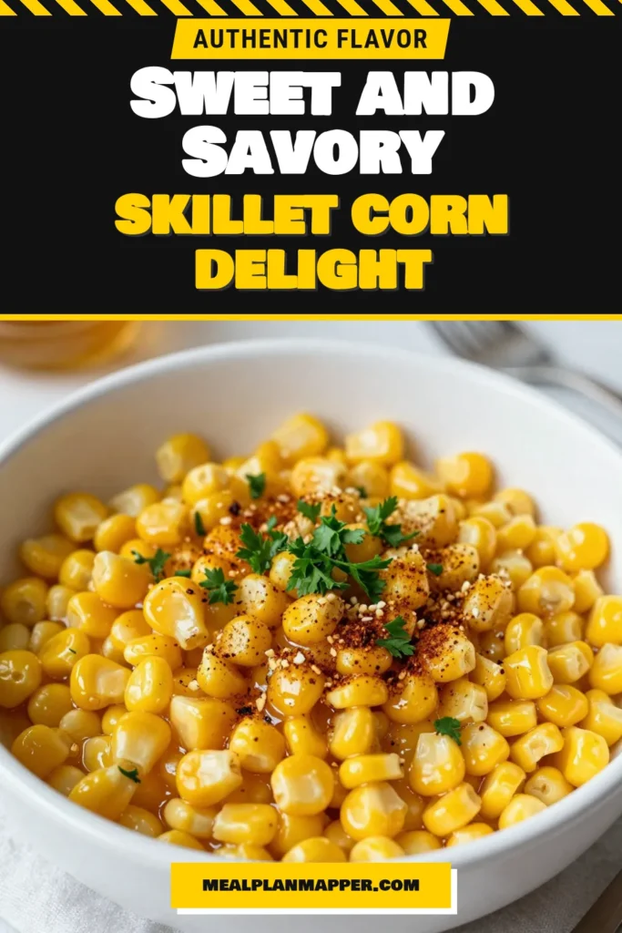 Indulge in this delightful honey butter corn recipe that's perfect for any occasion! Our skillet corn with honey combines fresh corn kernels with buttery sweetness, making it an easy corn recipe to whip up. This fresh corn side dish is a must-try alongside grilled meats for summer gatherings. Don't miss out on this flavorful twist on grilled corn with butter! Save this recipe for your next cookout! #EasyCornRecipes #HoneyButterCorn #GrilledCornWithButter #SkilletCorn