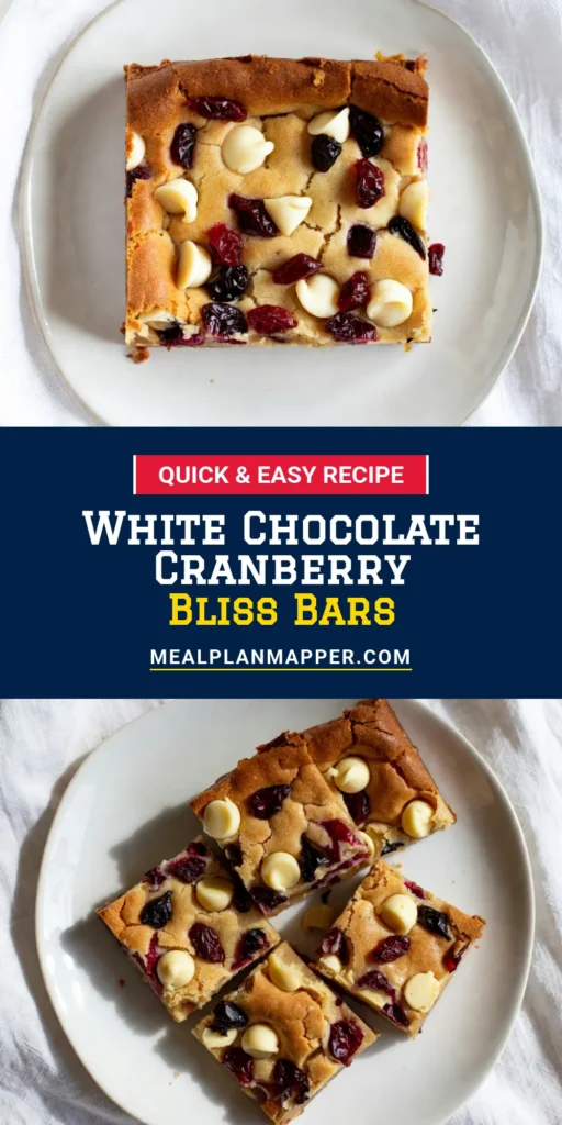 Indulge in these scrumptious white chocolate cranberry blondies! This easy blondie recipe combines creamy white chocolate with tart cranberries for the perfect dessert. Discover how to make blondies that impress and satisfy, whether for parties or a cozy night in. Enjoy a delightful treat that’s simple to bake and irresistible. Save this recipe for delicious cranberry dessert bars! #Blondies #DessertRecipe #WhiteChocolate #Cranberries