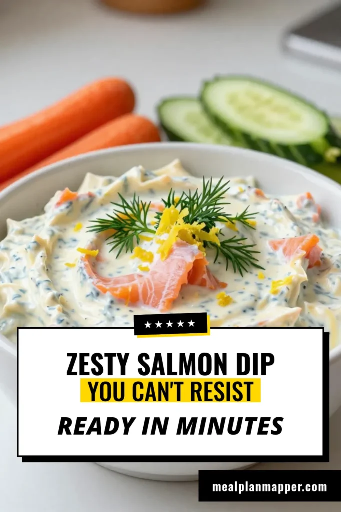 Elevate your appetizer game with this Lemon Dill Smoked Salmon Dip! This creamy salmon dip with dill is a zesty treat perfect for crackers or fresh veggies. Whip up this easy smoked salmon dip recipe in just 10 minutes and impress your guests. Perfect for parties or cozy gatherings, this dip is sure to be a hit! Save this recipe for your next event! #SmokedSalmonDip #EasyAppetizerRecipes #CreamySalmonDip #LemonDillDip