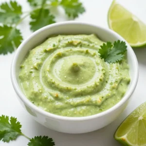 Here&rsquo;s what you need for your creamy avocado cilantro dressing: - 1 ripe avocado - 1 cup fresh cilantro leaves, tightly packed - 1 small garlic clove, peeled - 2 tablespoons freshly squeezed lime juice - 1/4 cup Greek yogurt or a plant-based yogurt alternative - 1/4 cup extra virgin olive oil - 1 teaspoon honey or maple syrup for sweetness - Salt and black pepper to taste - Water (as needed for thinning) These simple ingredients come together to create a rich, creamy dressing. The avocado provides a smooth base, while cilantro adds a fresh burst of flavor. Lime juice brightens the mix, and garlic gives it a nice kick. The yogurt adds creaminess, and olive oil brings richness. Honey or maple syrup balances the flavors perfectly. Lastly, salt and pepper enhance everything. When you gather these ingredients, choose ripe avocados for the best taste. Fresh cilantro will give your dressing a vibrant flavor. Don't skip the lime juice; it makes a huge difference. With these ingredients ready, you&rsquo;ll create a dressing that&rsquo;s not just tasty but also colorful and healthy. {{ingredient_image_2}} To cut an avocado, start by slicing it in half. Be careful not to cut too deep. Next, twist the two halves to separate them. Remove the pit by gently tapping it with a knife and twisting. Now, take a spoon and scoop out the creamy flesh into your blender. You want to get every bit of that green goodness! Add the fresh cilantro leaves to the blender first. Next, toss in the peeled garlic clove. This order helps blend the flavors well. After that, squeeze in the fresh lime juice. This will add a nice zesty kick. Scoop in the Greek yogurt for creaminess and pour in the extra virgin olive oil for richness. Finally, add honey for a touch of sweetness. Blend the mixture on high speed for about 30 seconds. You want it silky smooth. If the dressing seems too thick, add water one tablespoon at a time. Blend again after each addition until you reach your desired texture. Taste your dressing and season it with salt and black pepper. Blend it briefly to mix in the seasonings. Adjust the flavor as needed. If you want more zing, add more lime juice or salt. After blending, transfer the dressing to a clean container with a lid. Refrigerate it for at least 30 minutes. Chilling enhances the flavors and makes it taste even better. To make this dressing shine, you need the best avocado. Look for avocados that yield slightly when you press them gently. This means they are ripe and ready to use. The best types for dressing are Hass avocados. They have a creamy texture and rich flavor. You can also try Fuerte avocados, which are smooth and slightly nutty. If you want a vegan version, you can skip Greek yogurt. Instead, use plant-based yogurt made from almond or coconut. For sweetness, swap honey with maple syrup. This keeps the dressing tasty and friendly for everyone. You can easily adjust the flavor of this dressing. If you want more zing, add extra lime juice. For a bolder taste, toss in more garlic. You can also add spices like cumin or a pinch of chili powder. Fresh herbs like dill or parsley can add unique flavors. This lets you create a dressing that suits your taste. Pro Tips Choose Ripe Avocados: Ensure your avocados are perfectly ripe for the creamiest texture. A ripe avocado will yield slightly to gentle pressure when squeezed. Adjusting Consistency: If the dressing is too thick, add a tablespoon of water at a time until you reach your desired consistency for drizzling or dipping. Flavor Enhancement: Allow the dressing to chill in the fridge for at least 30 minutes. This rest period helps the flavors meld and intensify beautifully. Substitutions: Feel free to experiment with different herbs like parsley or basil if you're looking for a unique twist on the traditional cilantro flavor. {{image_4}} You can make this dressing even better by adding different herbs. Try parsley for a fresh taste or basil for a sweet note. If you like spice, throw in a jalape&ntilde;o. This adds heat and depth. Remove seeds for a milder kick. Blend it all together for a zesty twist. If you want a change from yogurt, try cashew cream. Soak cashews in water to soften them first. Blend them until smooth. This keeps the dressing creamy and rich. For a lighter option, skip the oil. Use more water instead. This lets you enjoy the flavors without extra fat. This dressing pairs well with many dishes. Drizzle it over salads for a fresh touch. It also works great as a dip for veggies. Try it with tortilla chips for a fun snack. You can even use it in wraps or sandwiches. The creamy texture enhances any meal. To keep your creamy avocado cilantro dressing fresh, use a glass jar or an airtight container. These containers help keep air out and maintain flavor. To prevent browning, press plastic wrap directly onto the surface of the dressing before sealing it. This cuts off air contact, which helps retain that bright green color. Your dressing will last about 3 to 5 days in the fridge. Use it within this time for the best taste. Check for signs that the dressing has gone bad. If you see any discoloration or notice a sour smell, it's best to toss it. You can freeze avocado dressing, but it may change in texture. To freeze, pour the dressing into an ice cube tray. Once frozen, transfer the cubes to a freezer bag. When ready to use, thaw it in the fridge overnight. Stir well before using to get the texture back. Yes, you can use frozen avocados. Just thaw them first. Frozen avocados may be softer, so blend well. They still offer great flavor and texture. You can use lemon juice if you don&rsquo;t have lime. It gives a nice tang. Apple cider vinegar works too, but it will change the taste a bit. To spice it up, add jalape&ntilde;os or red pepper flakes. Start with a small amount. Blend and taste, then add more if you want extra heat. Yes, this dressing is great for meal prep. Store it in a sealed container. It keeps well in the fridge for about one week. You can use dry herbs, but fresh herbs taste best. If you use dried, use less. About one tablespoon of dried cilantro equals one cup of fresh. This blog post shared a simple guide to making a fresh avocado dressing. You learned about key ingredients, step-by-step instructions, and helpful tips. I also covered variations and storage info for your dressing. In closing, this dressing adds flavor and nutrition to meals. With practice, you&rsquo;ll master it and customize it to your liking, impressing yourself and others. Enjoy making this healthy addition to your kitchen!